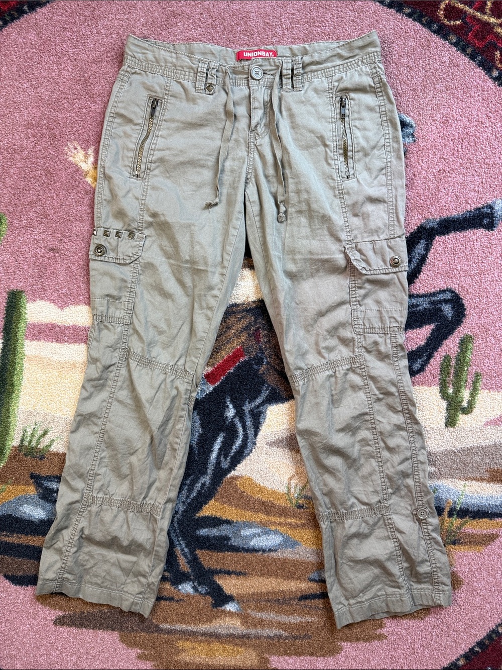 Y2K VINTAGE CARGO PANTS LOW RISE